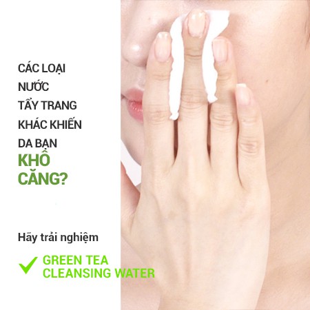 Nước Tẩy Trang Trà Xanh INNISFREE Green Tea Cleansing Water 300ml - HÀNG CHÍNH HÃNG