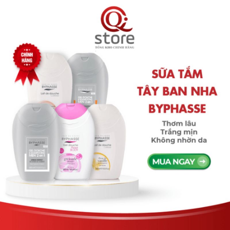 Sữa tắm Byphasse Giúp Da Mềm Mại,Mịn Màng