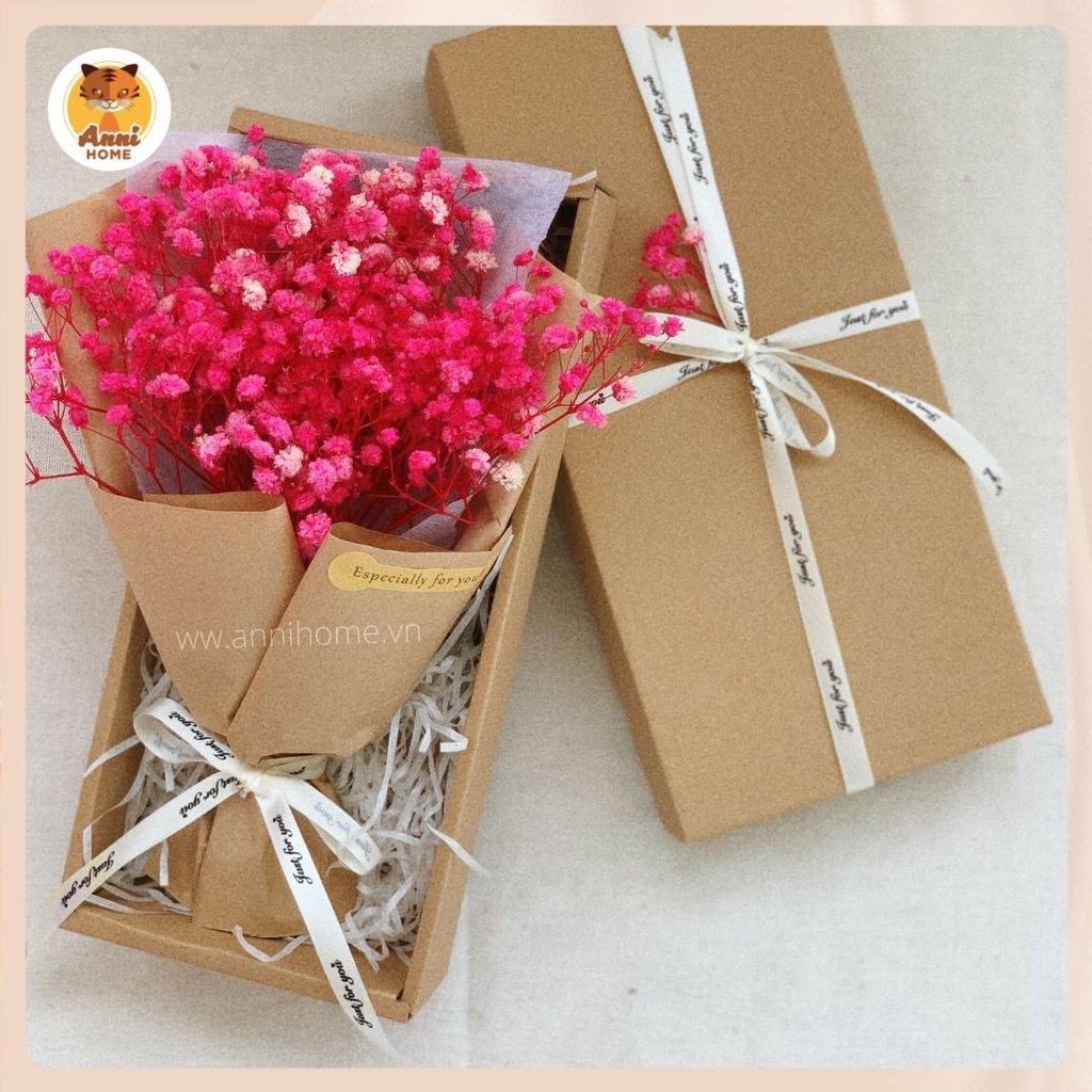 [Ảnh thật] Hộp quà hoa khô Baby Flower | quà tặng sinh nhật, quà tặng tốt nghiệp, quà tặng bạn gái | Anni Home