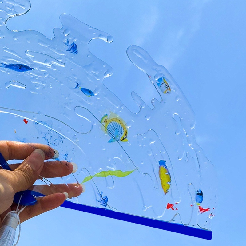 Khuôn Silicone Làm Quạt Cầm Tay Resin Epoxy UV DIY Trang Trí Nhà Ở / Sự Kiện