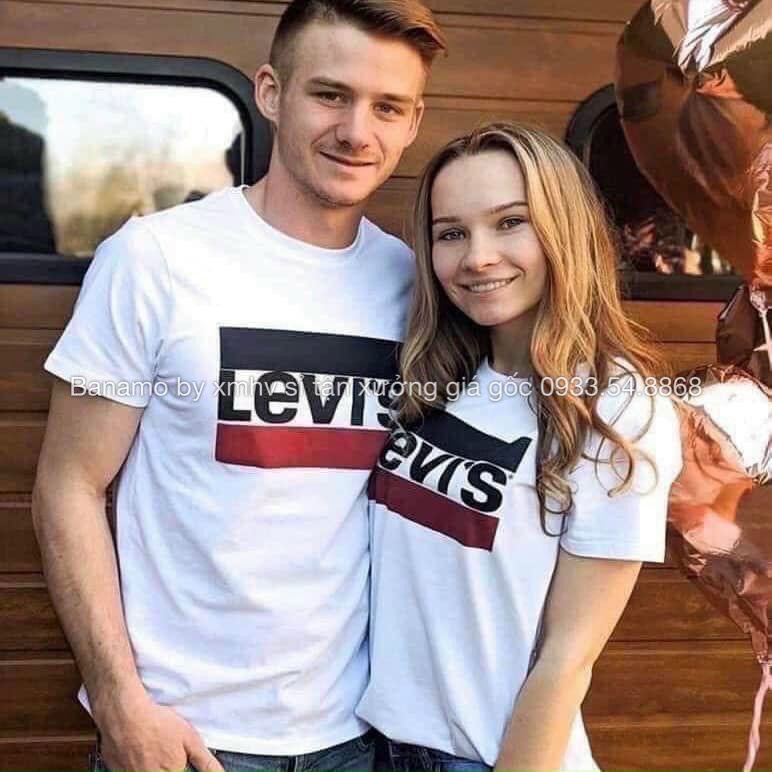 Áo thun unisex basic TEE phom rộng tay lỡ dành cho nam nữ  Banamo Fashion áo phông Lev 3118