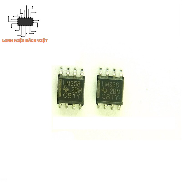 IC LM358 IC khuếch đại, so sánh tín hiệu loại dán SMD chất lượng tốt