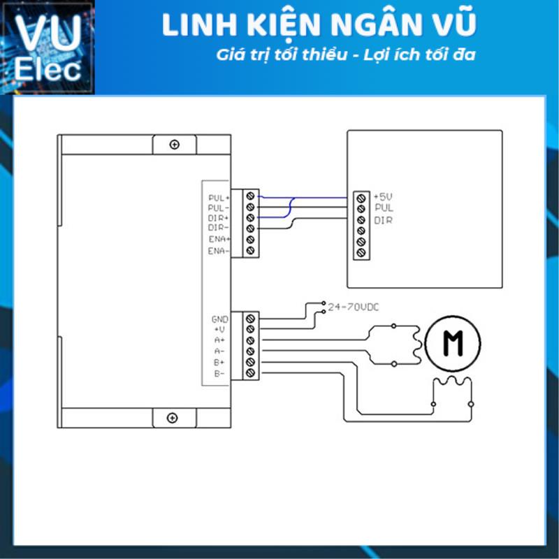 Driver điều khiển động cơ bước DM542 chuyên dụng cho xe mô tô 57 86
