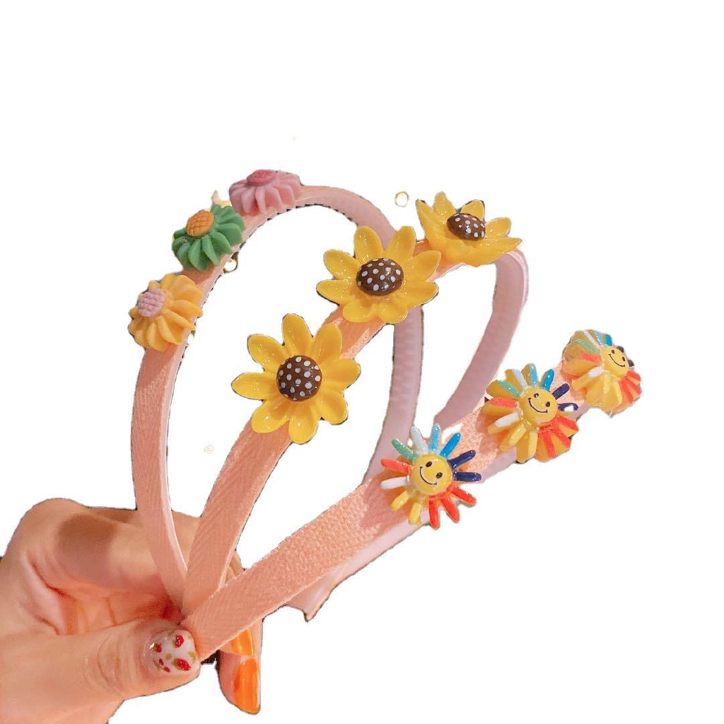 Băng Đô Cài Tóc Chống Trượt Không Đau Kiểu Công Chúa Dễ Thương Cho Bé Gái