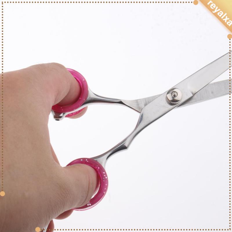 Bộ 10 Vòng Silicone Đeo Ngón Tay Chuyên Dụng Cho Thợ Cắt Tóc