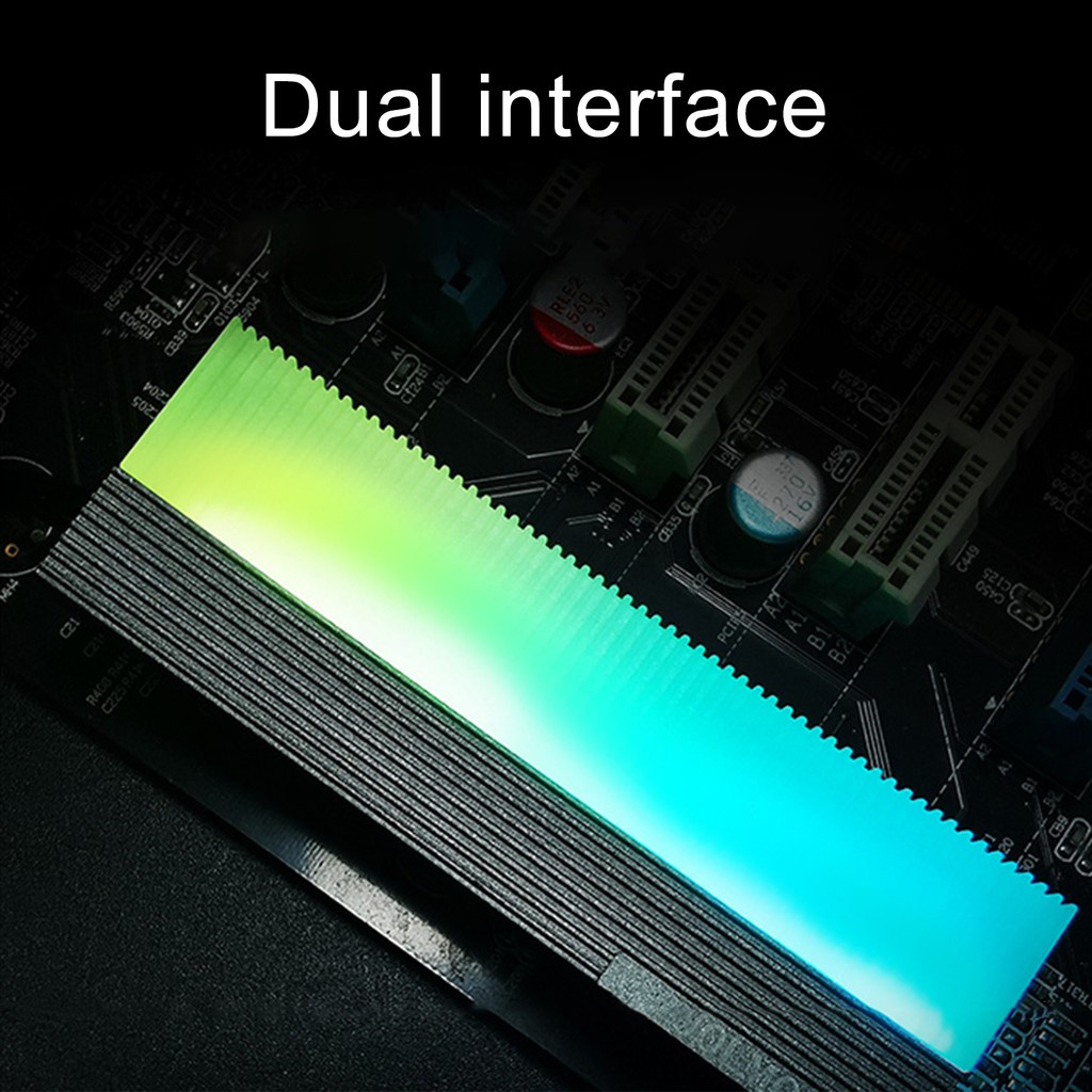 Bộ tản nhiệt ổ cứng COOLMOON M73S ARGB giúp làm mát cho ổ cứng thể rắn SSD M2 SSD M.2 2280 | BigBuy360 - bigbuy360.vn