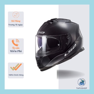 [TẶNG PINLOCK] MŨ BẢO HIỂM FULLFACE LS2 FF800 STORM ĐEN BÓNG