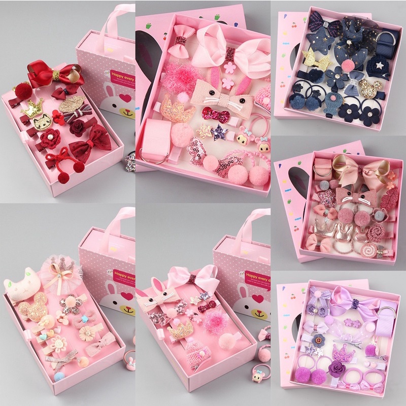 Dây Buộc Tóc Đính Hoa / Vương Miện Mini Cho Bé Gái