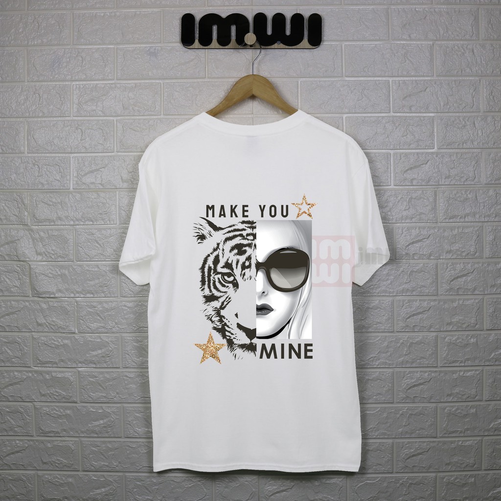 Áo thun cổ tròn TS2106261 in hình Hổ vải Cotton 100% - Co giãn 4 chiều - Hàng cao cấp
