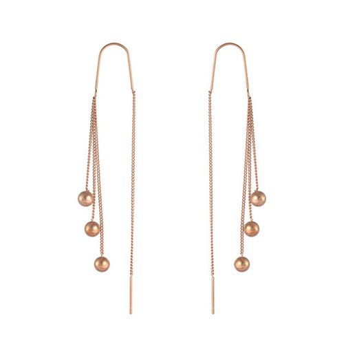 Bông Tai Tua Rua Titan Ko Đen TT 3153