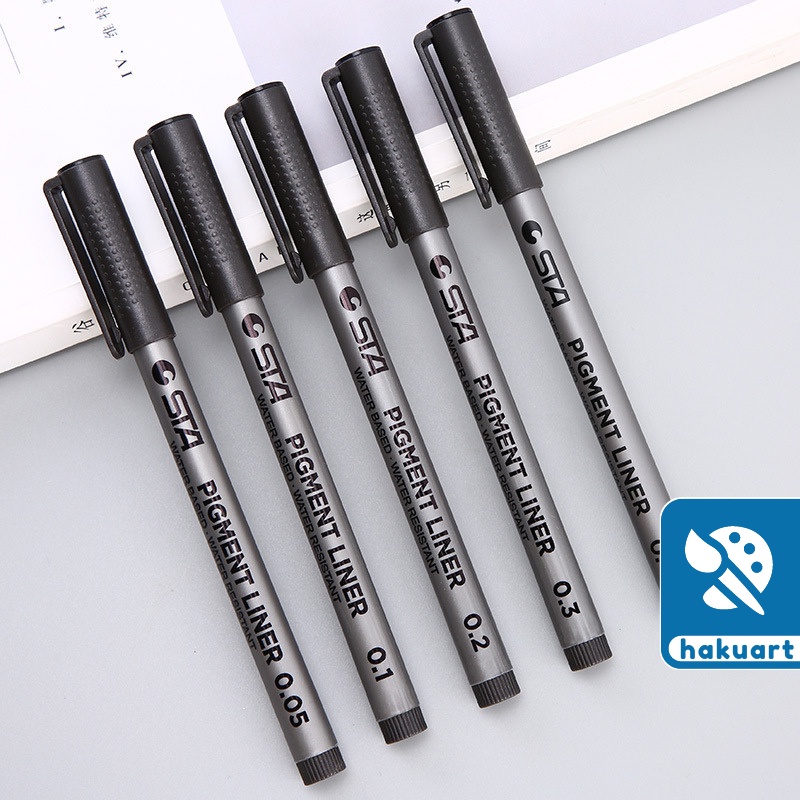 Bút Line Kháng nước Bút đi nét Pigment Liner STA GIMUE - Họa Cụ Hakuart
