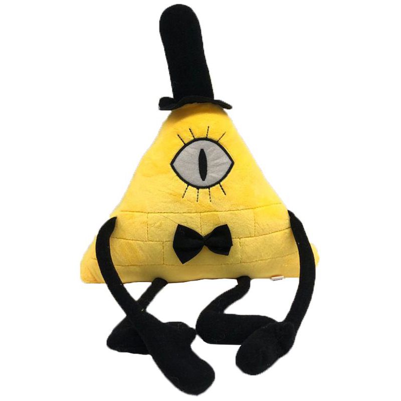 Đồ chơi nhồi bông hình nhân vật hoạt hình Gravity Falls Bill Cipher kích thước 28cm