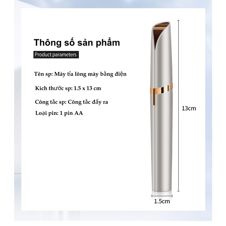 Bút tỉa lông mày cao cấp LIG có sạc pin thiết kế sang trọng nhỏ gọn dễ dàng mang đi dành cho phái đẹp.