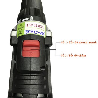 Máy khoan bắt vít dùng pin Top BT415-12V