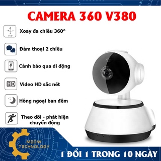 Camera mini kết nối wifi quay HD 360 độ cực nét, mic thu âm tốt, Camera