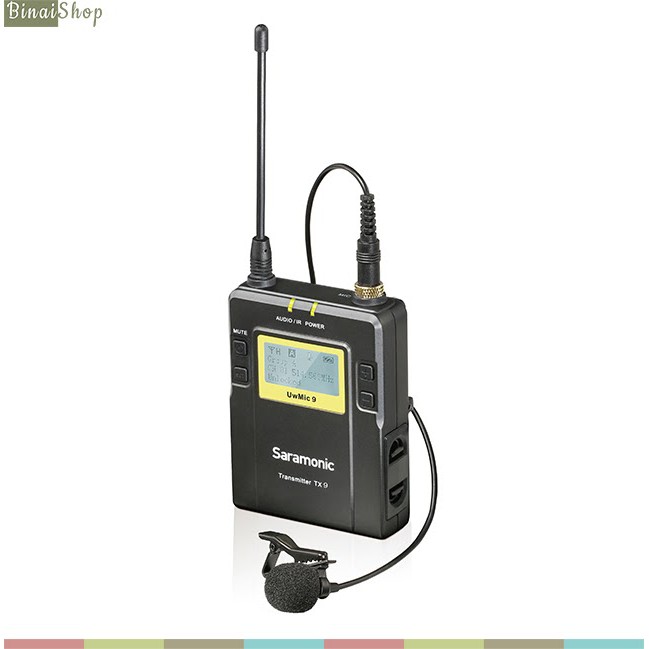 Micro không dây UHF cho máy ảnh máy quay Saramonic UwMic9 KIT1