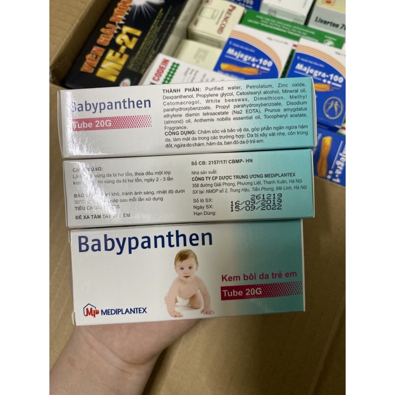 Kem bôi da trẻ em Babypanthen 20gr