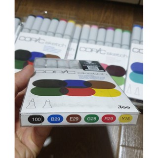 Bút tô màu Copic Sketch Marker Bold Premaries set