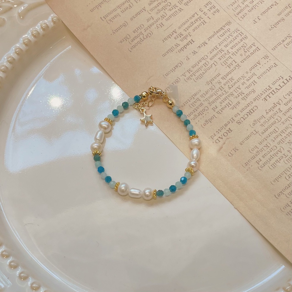 Vòng Tay NT Nước Ngọt Phối Đá Tone Pastel