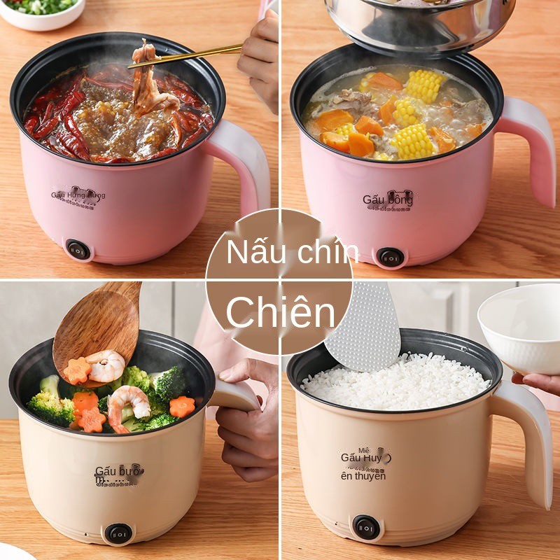 ☃Nồi cơm điện nhỏ 2 người nấu cơm gia đình nồi chuyên dụng ký túc xá Nồi cơm điện mini lẩu điện đa năng Nồi điện