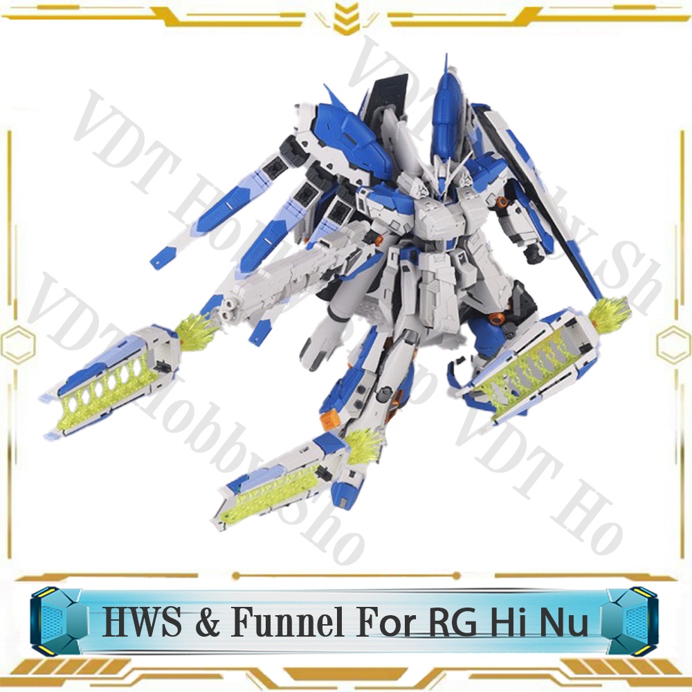 Set HWS, Effect & Funnel cho mô hình gunpla RG Hi-Nu