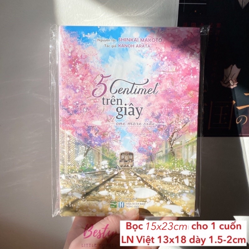 Túi OPP bọc truyện - bọc manga light novel - Túi dán miệng bảo quản sách gói hút ẩm spy x family conan