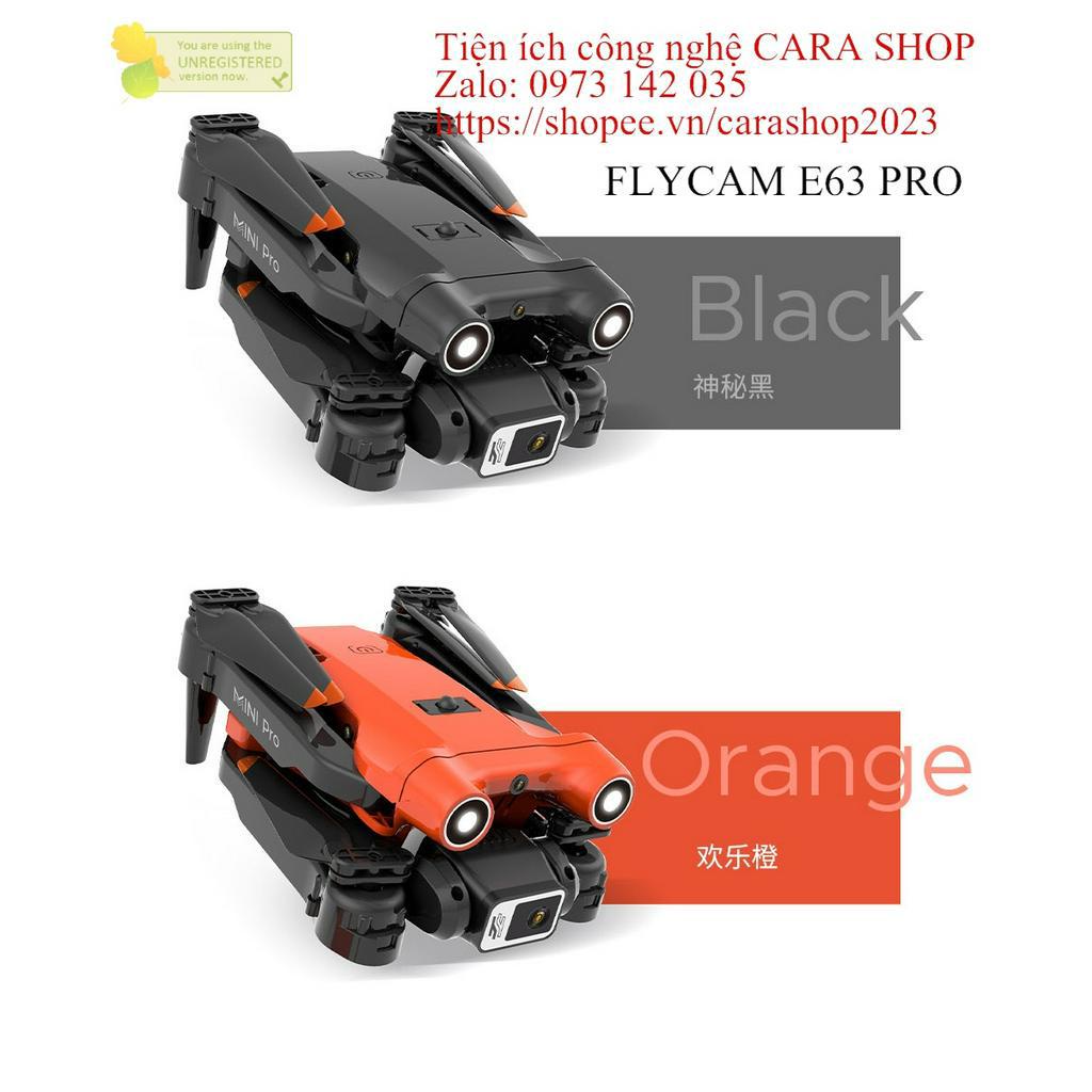 Máy bay không người lái E63 Cao cấp, Camera Chụp ảnh trên không độ nét cao 4K, điều khiển từ xa kết nối WIFI
