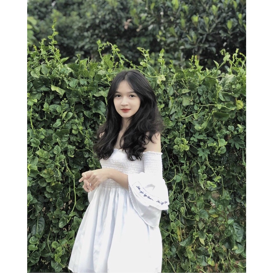 VÁY TRỠ VAI SIÊU XINH CHUẨN MẨU ẢNH M98