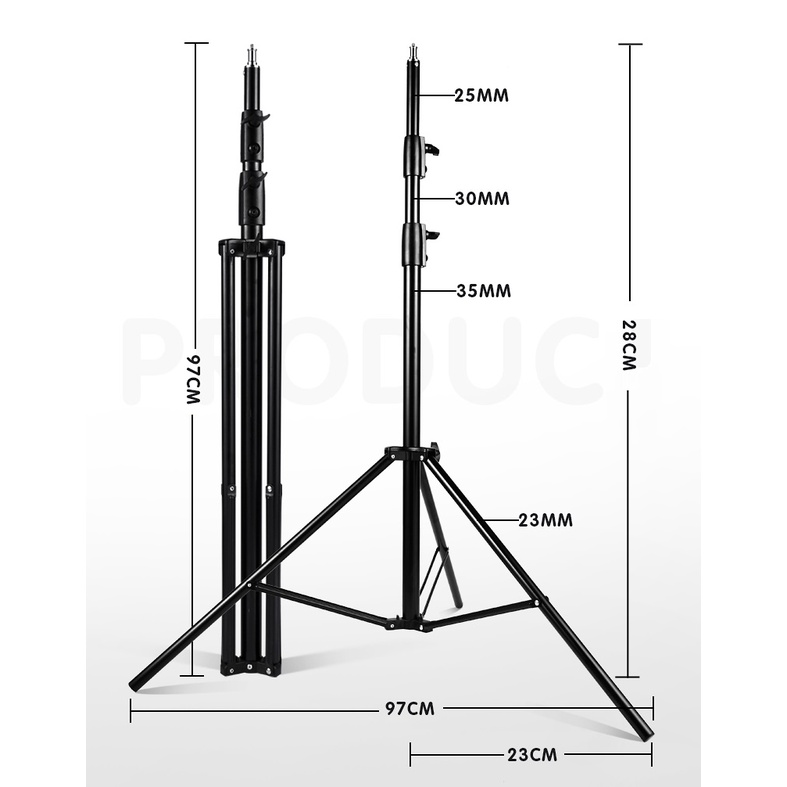 Chân đèn 2.88M hợp kim nhôm