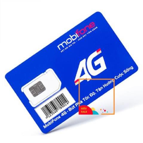 Sim 4G Mobifone C90N gói 4GB/ngày - 120GB/tháng 4G tốc độ cao + Tặng 50phút gọi ngoại mạng mỗi tháng