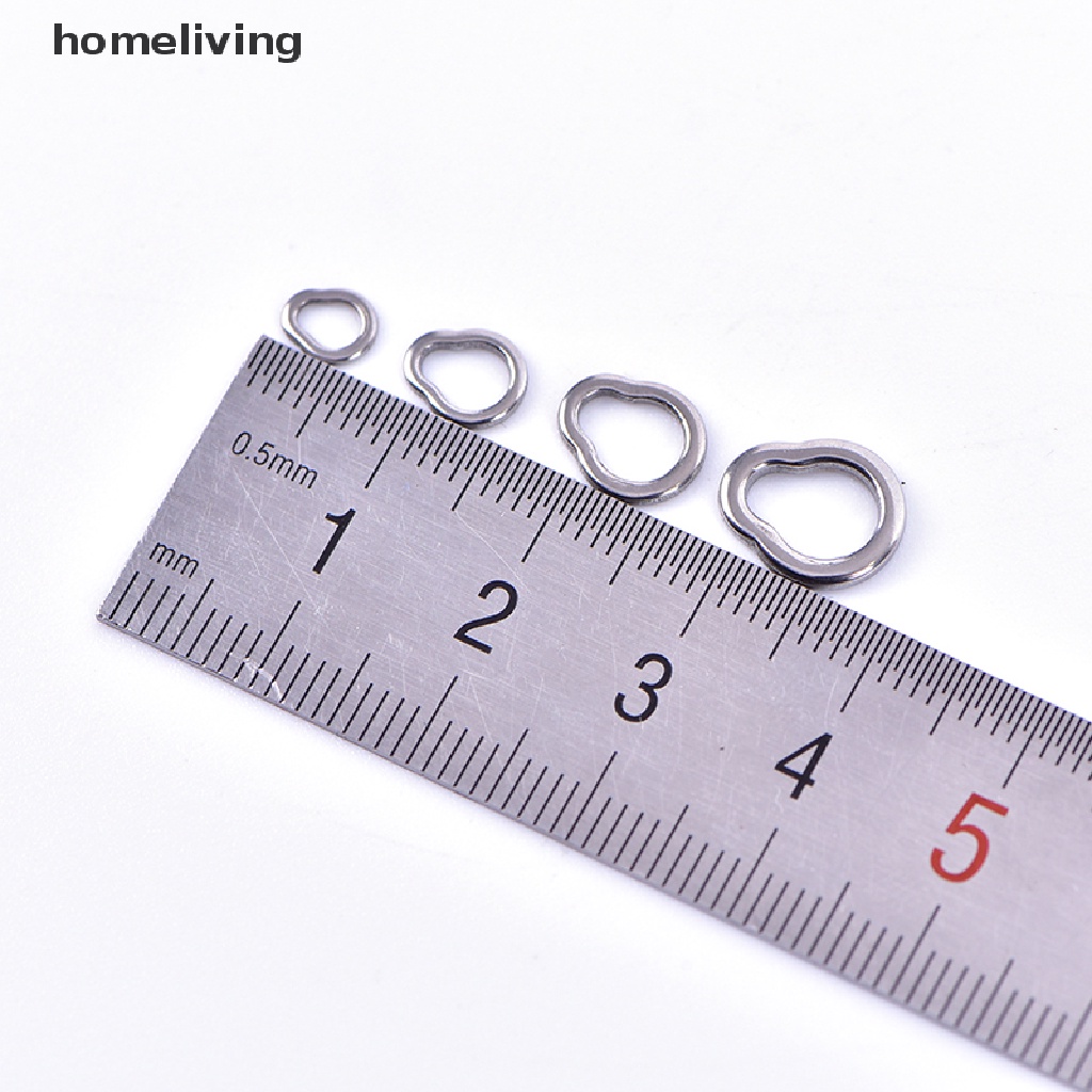 10 Vòng câu cá bằng thép không gỉ liền mạch