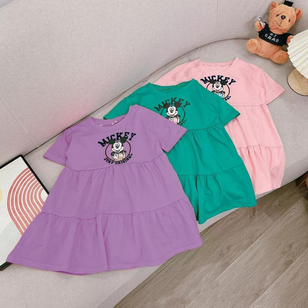 (8-18kg) Váy bé gái QATE944 - đầm bé gái in hình cho bé TB337