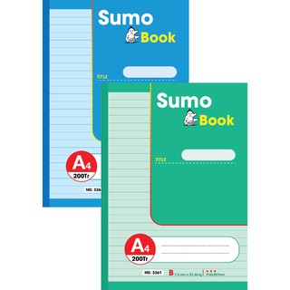 SỔ MAY GÁY SUMO A4 200TRANG