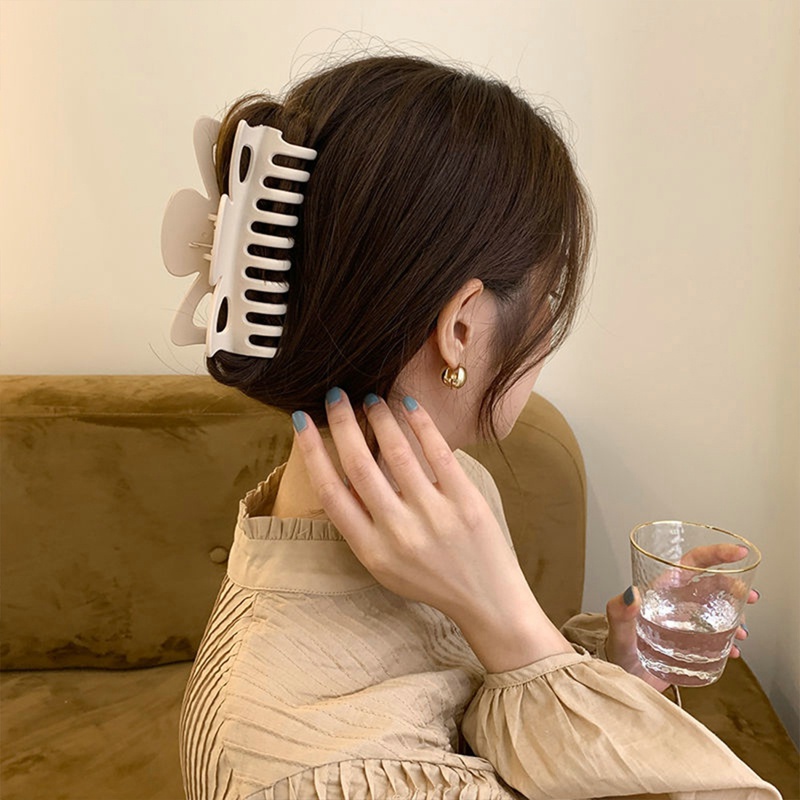 Kẹp Tóc Màu Trơn Đơn Giản Thời Trang Hàn Quốc