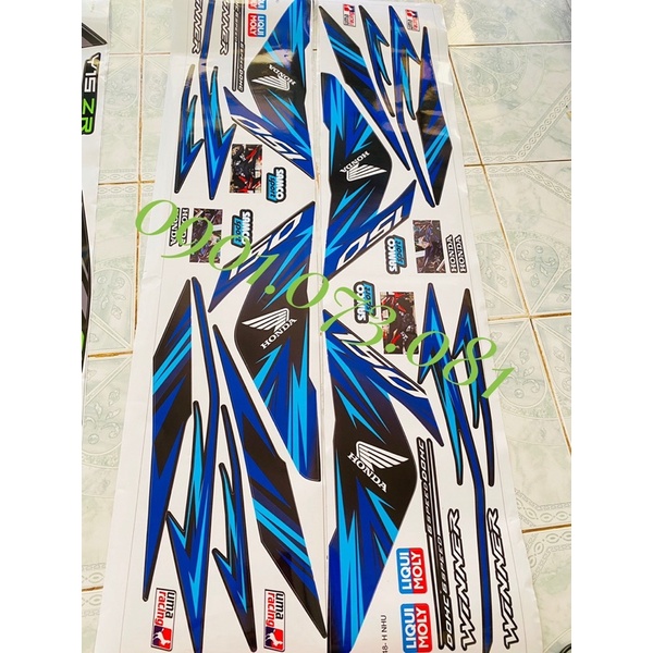 Tem winner v1 xe đen mẫu tem xanh zin chế