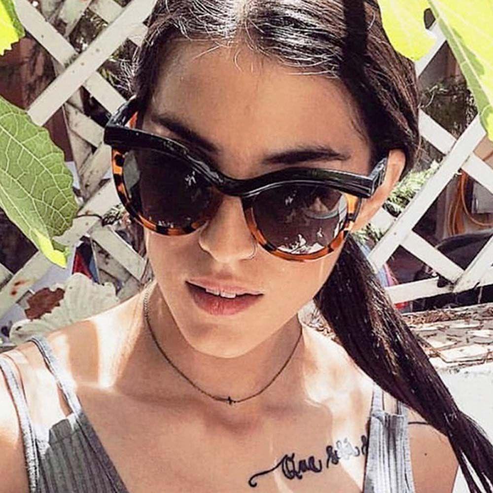 JARRED Kính Mát Chống Tia Bức Xạ Và Ánh Sáng Xanh In Họa Tiết Da Báo Thời Trang