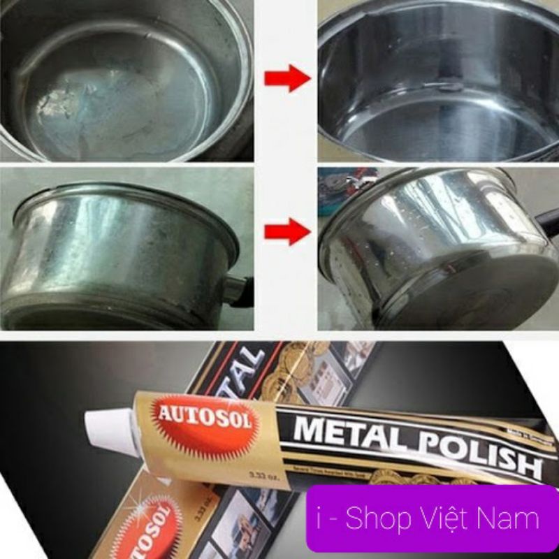 Đánh Bóng Kim loại Autosol Dùng Cho Inox Nhôm Đồng Dung Tích 75ml