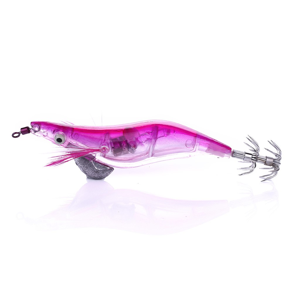 HENGJIA 21g Mực ống Jigs Fishing Tackle Lures Bả # 3.5 Tôm nước mặn