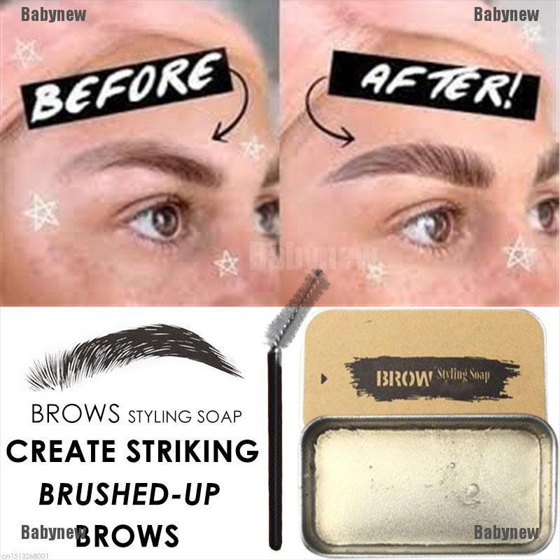 (hàng Mới Về) Sáp Định Hình Lông Mày Lâu Trôi Kèm Cọ | BigBuy360 - bigbuy360.vn