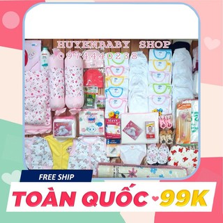 FREESHIP 99K TOÀN QUỐC_Trọn gói đồ sơ sinh tiết kiệm dễ thương cho bé gái loại đẹp