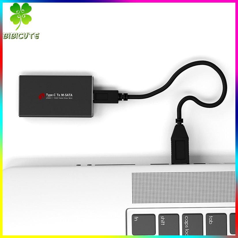 Hộp Đựng Ổ Cứng Ngoài Ssd Hdd Chuyển Đổi Type-C Sang Msata Usb 3.1 Ốp | BigBuy360 - bigbuy360.vn