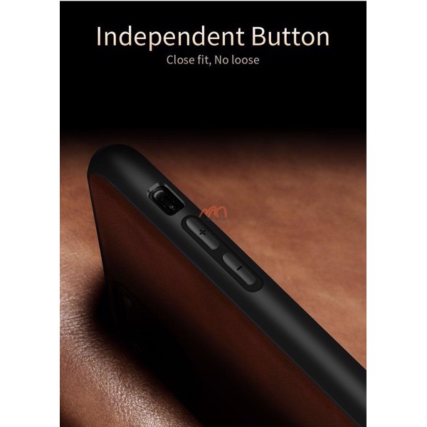 , XANH RÊU Ốp Lưng X-Level Da Cho iPhone 6 / 6S / 7 /8 PLUS / X / XR / XS / MAX