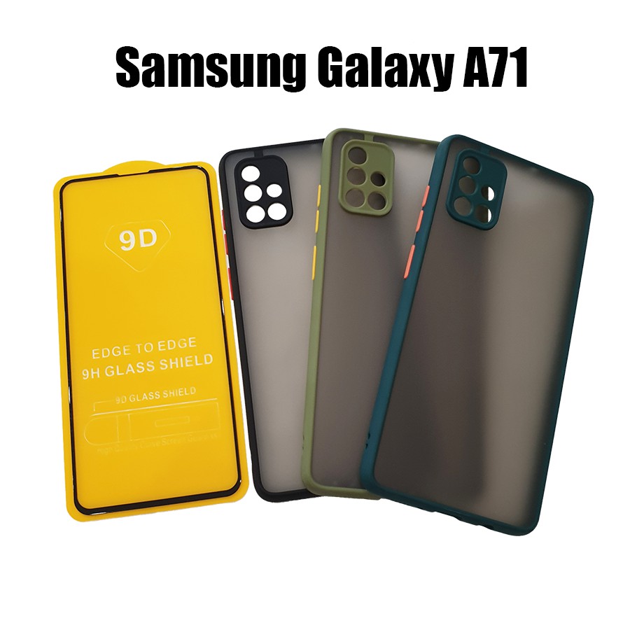 Ốp lưng nhám bảo vệ camera Galaxy A71, A02s, A03s, A13 4G, A21s, A02/M02, A23, A32, A33, A52, A72, A30s/A50s/A50