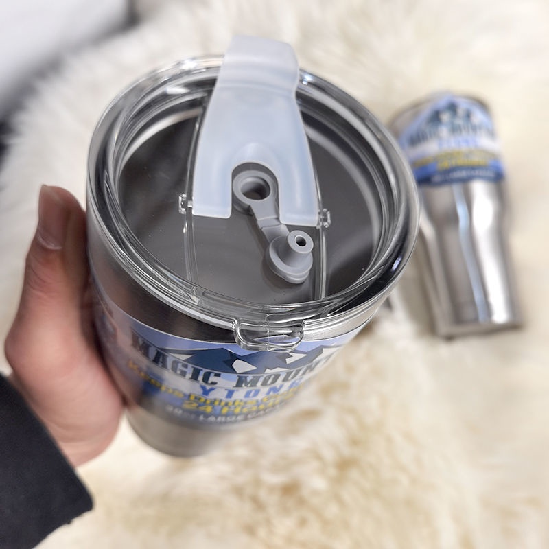 Cốc Lắc Đá Hai Lớp Bằng Thép Không Gỉ  Cỡ Lớn Cốc Uống Nước Chuyên Dụng Chất Lượng