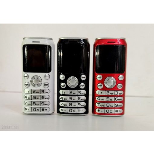 Điện thoại mini k8 kiểu dáng độc lạ hình lon nước bh 12 tháng