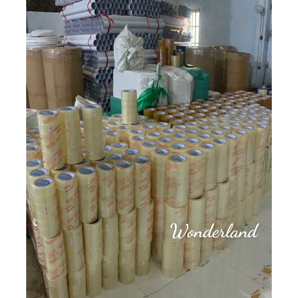Băng keo trong/đục 1Kg6/cây  48mm 200y