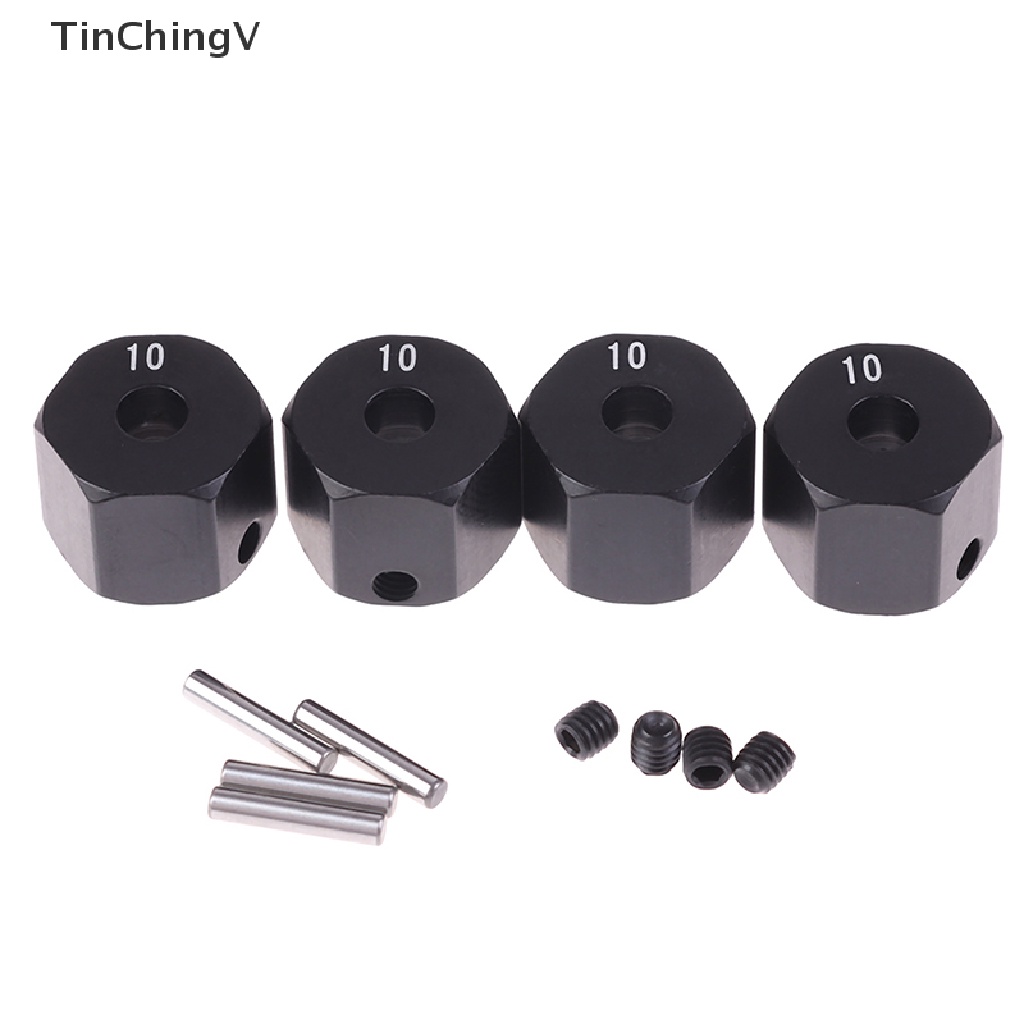 Bộ 4 Đai Ốc Lục Giác 12mm Cho Xe Hơi Điều Khiển Từ Xa HSP 1 / 10 8 9 10mm
