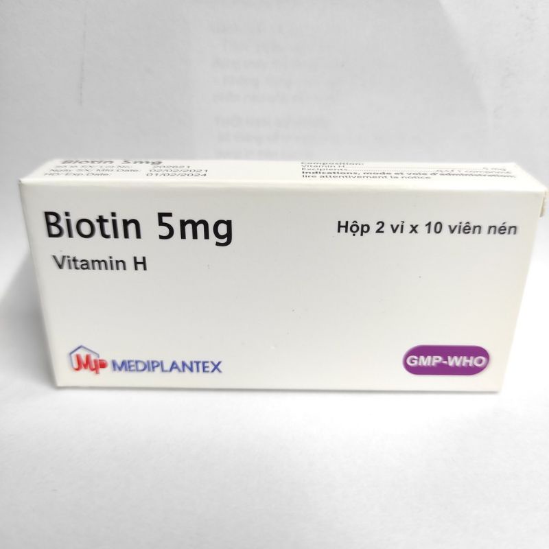 Vitamin H _ Biotin giúp làm đẹp da và tóc