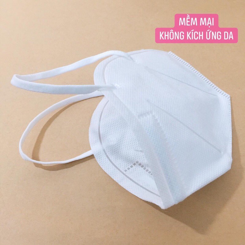 Khẩu trang 3D Mask 4 lớp kháng khuẩn thiết kế siêu vừa vặn màu trắng Khánh An | BigBuy360 - bigbuy360.vn