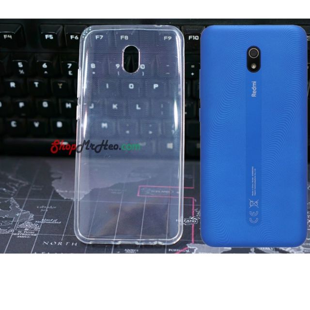 Ốp lưng dẻo cho Xiaomi Redmi 8A Silicon trong suốt